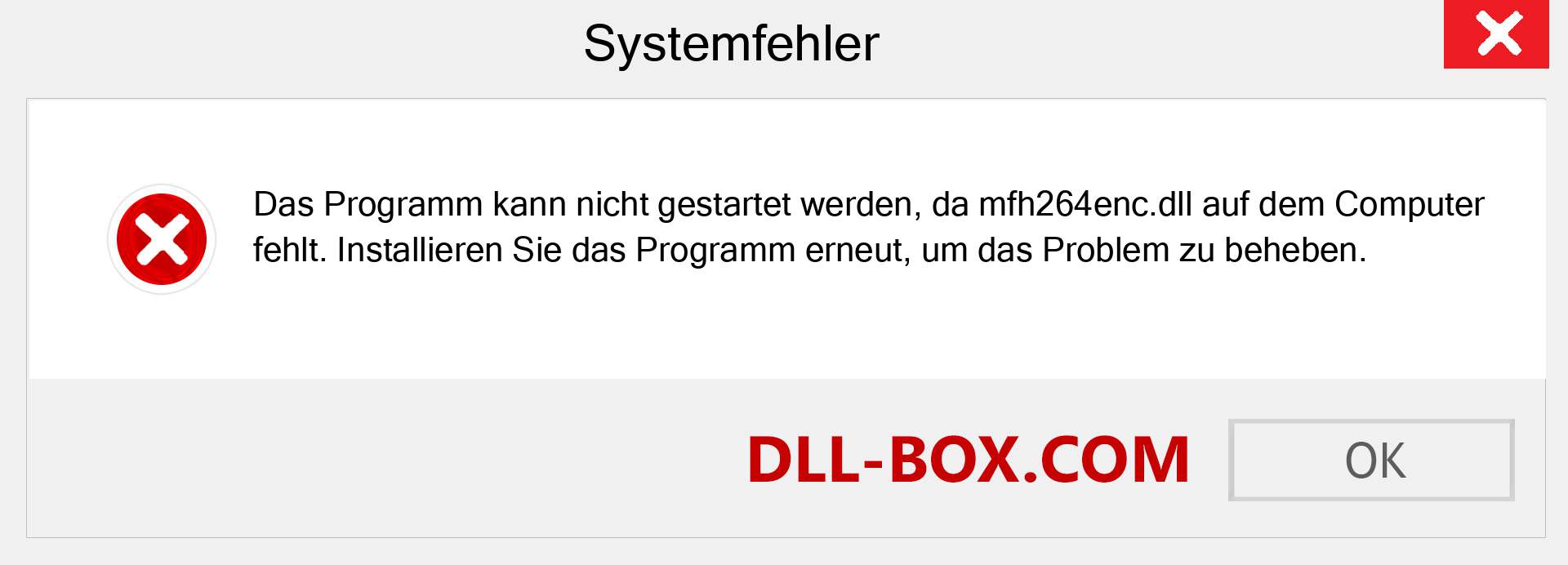 mfh264enc.dll-Datei fehlt?. Download für Windows 7, 8, 10 - Fix mfh264enc dll Missing Error unter Windows, Fotos, Bildern